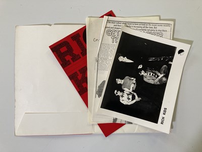 Lot 158 - RICH KIDS / SLIK - POSTER AND PROMOTIONAL MATERIALS.