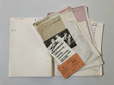 Lot 158 - RICH KIDS / SLIK - POSTER AND PROMOTIONAL MATERIALS.