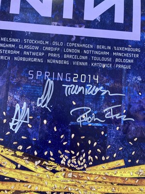 Lot 166 - SIGNED ROCK POSTERS.