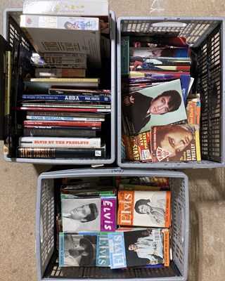 Lot 33 - ELVIS BOOKS AND MAGAZINES.