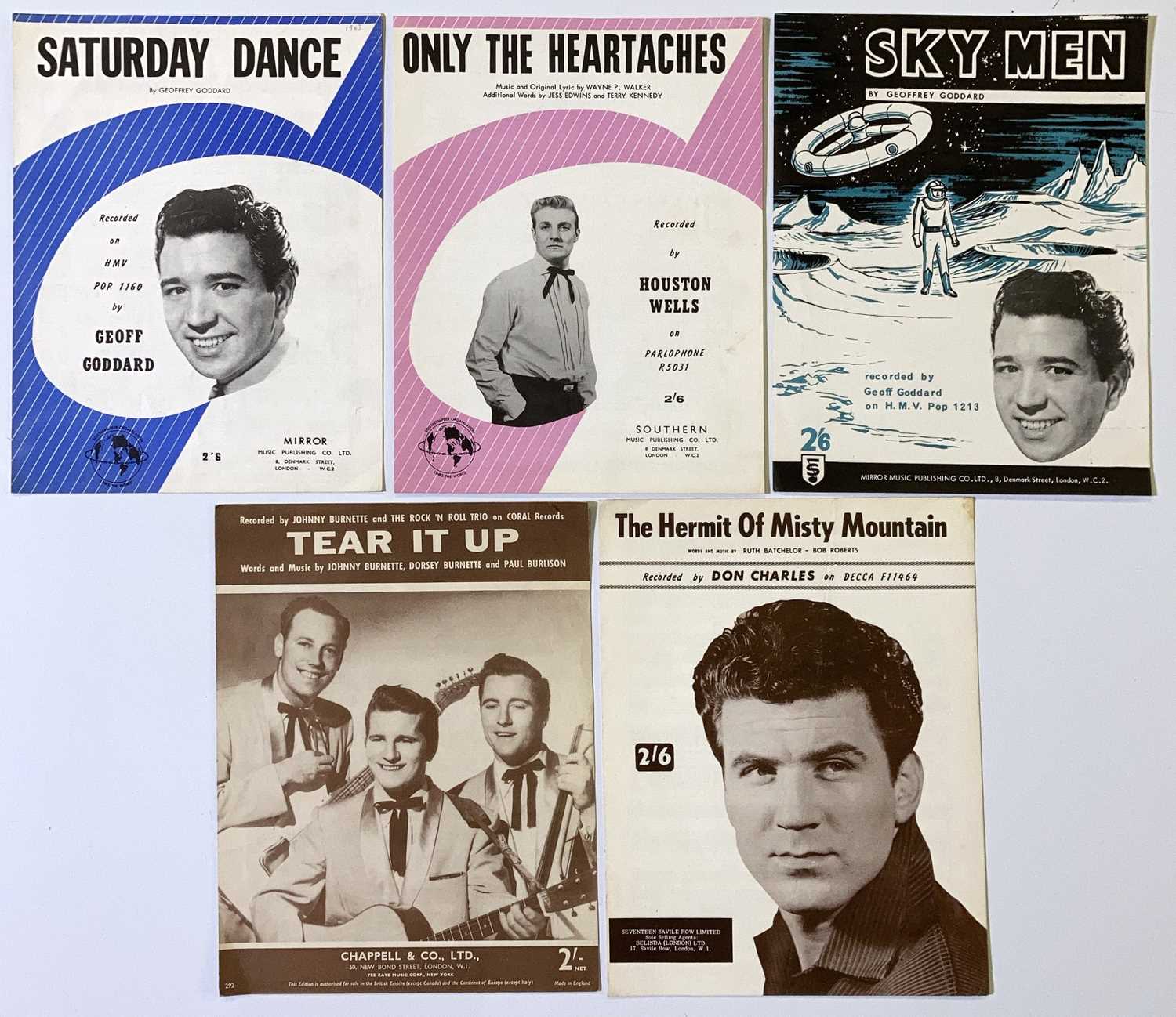 Lot 35 - ROCK N ROLL SHEET MUSIC INCLUDING RARITIES.