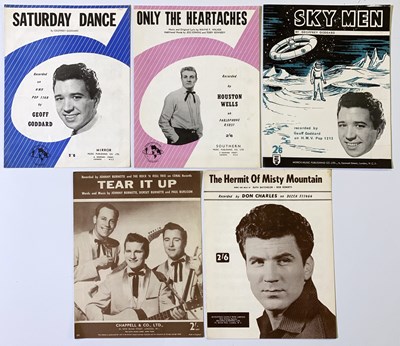 Lot 35 - ROCK N ROLL SHEET MUSIC INCLUDING RARITIES.