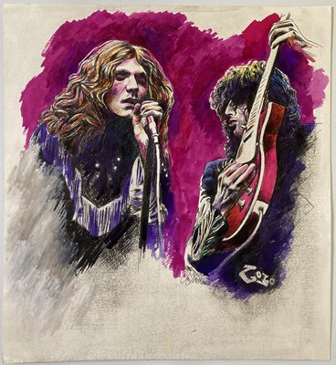 Lot 301 - LED ZEPPELIN - ORIGINAL ARTWORK.
