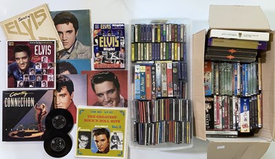 Lot 284 - ELVIS - CD / RECORD / DVD COLLECTION.