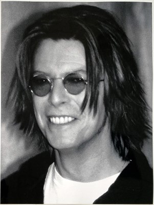 Lot 382 - PHILIPPE AULIAC - FIVE DAVID BOWIE PHOTO PRINTS.