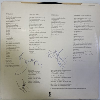 Lot 200 - U2 - A SIGNED LP.