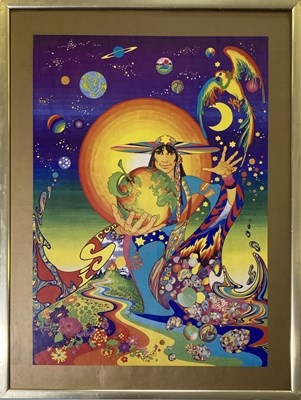 Lot 177 - THE FOOL 'A IS FOR APPLE' APPLE RECORDS SHOP POSTER.