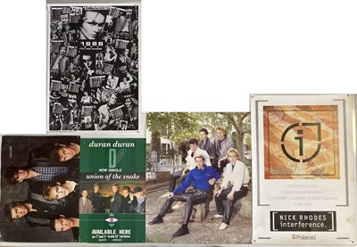 Lot 146 - DURAN DURAN POSTERS INC ADAM ANT SIGNED POSTER