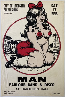 Lot 199 - MAN -  1973 CONCERT POSTER - ROBERT CRUMB DESIGN.