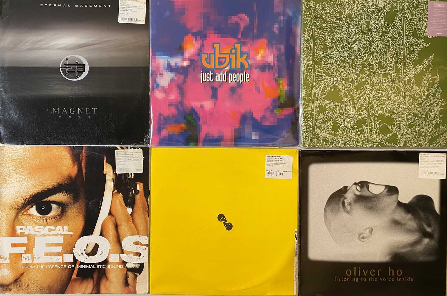 Lot 12 - TECHNO - LP/12" COLLECTION (WITH RARITIES)