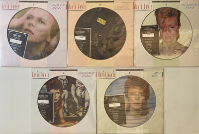 Lot 322 - DAVID BOWIE - UK STUDIO ALBUM PICTURE DISC LPs