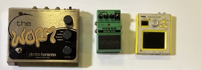Lot 13 - KORG KAOSSILATOR, DIGITECH SYNTH WAH & EXH THE WORM.