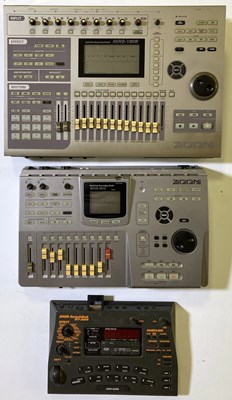 Lot 15 - ZOOM MULTITRAK RECORDING STUDIO (MRS-802, MRS-1608) & ZOOM SAMPLETRAK ST-224.