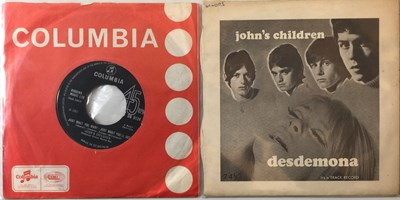 Lot 332 - JOHN'S CHILDREN - UK 7" RELEASES