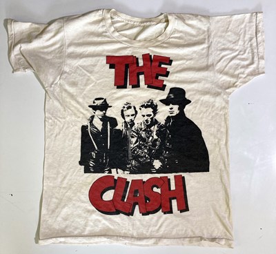 Lot 339 - THE CLASH - AN ORIGINAL T-SHIRT CIRCA 1970S.