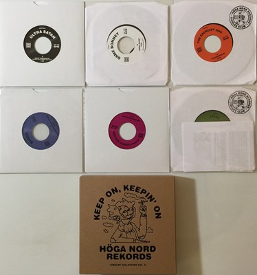 Lot 87 - ALT/ PUNK/ WAVE/ DISCO/ SYNTH - HOGA NORD REKORDS 7" PACK