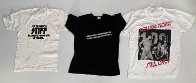 Lot 158 - BAND AND CONCERT T-SHIRTS 1970S - INC ROLLING STONES.