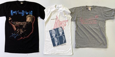 Lot 31 - DAVID BOWIE T-SHIRTS.
