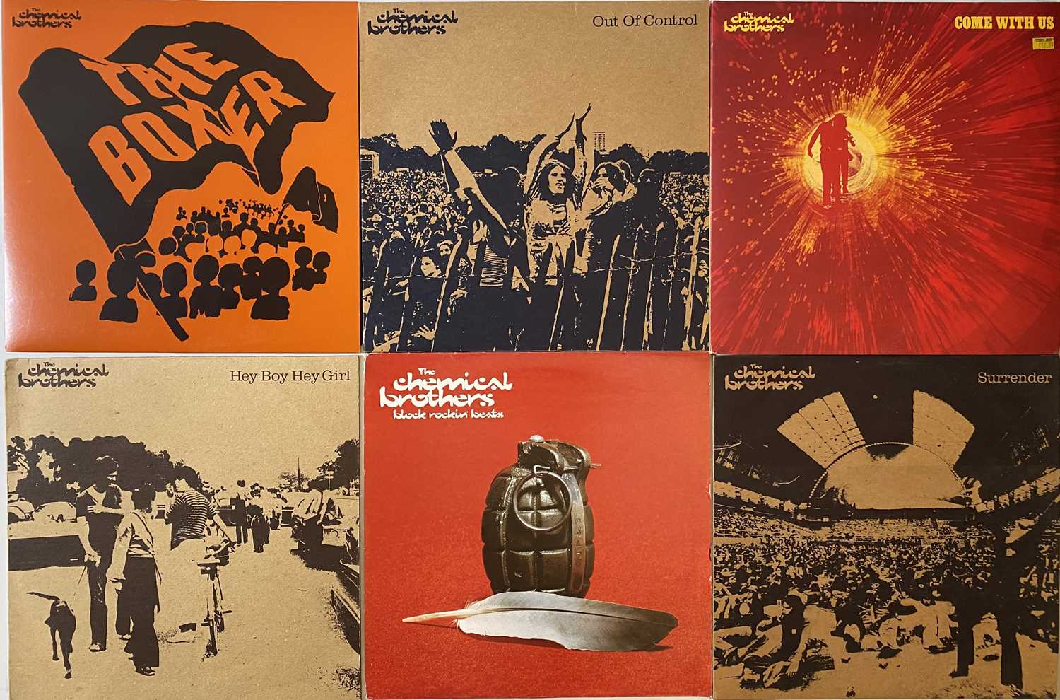 Lot 184 - THE CHEMICAL BROTHERS - LPs/ 12" (INC PROMOS)