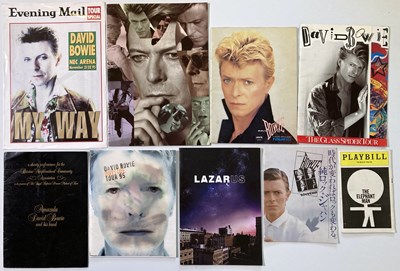 Lot 42 - DAVID BOWIE CONCERT PROGRAMMES.