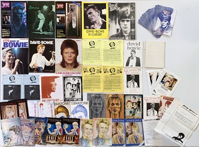 Lot 25 - DAVID BOWIE - FANZINES INC STARZONE.