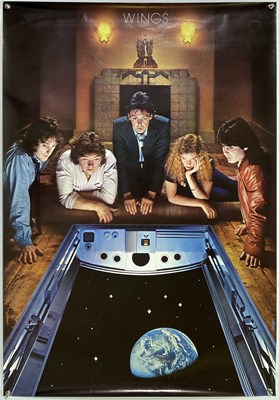 Lot 189 - WINGS BACK TO THE EGG POSTER - 1979.