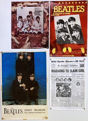 Lot 197 - THE BEATLES - POSTERS INC UNOPENED ANABAS POSTER.