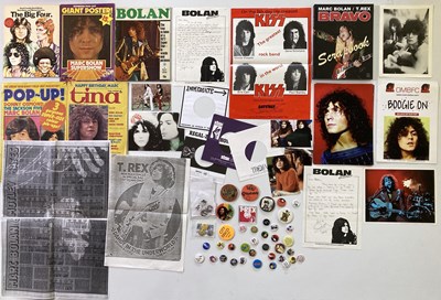 Lot 12 - MARC BOLAN - MEMORABILIA AND POSTERS.