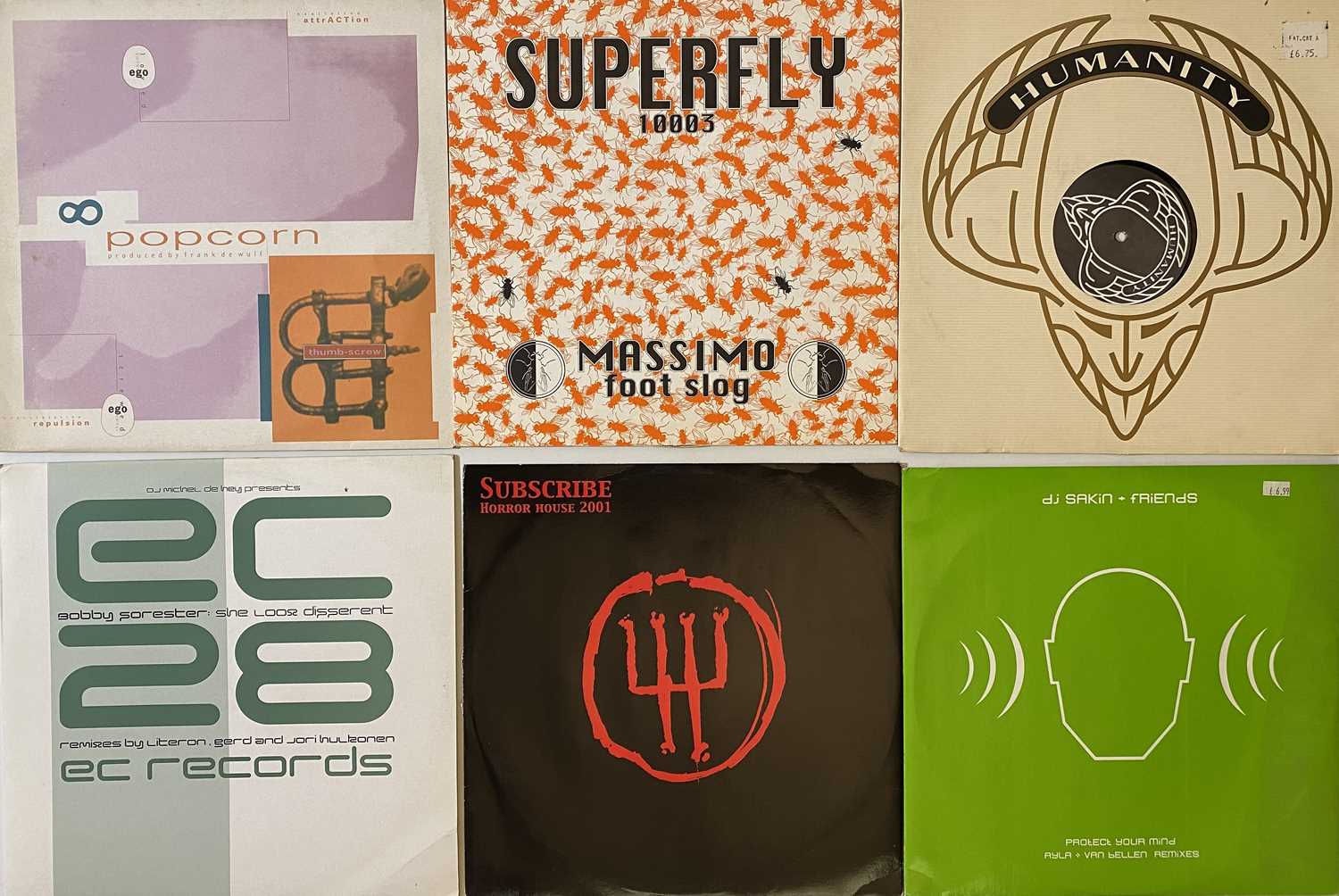 Lot 107 - EUROPEAN - HOUSE/TECHNO/TRANCE - 12"