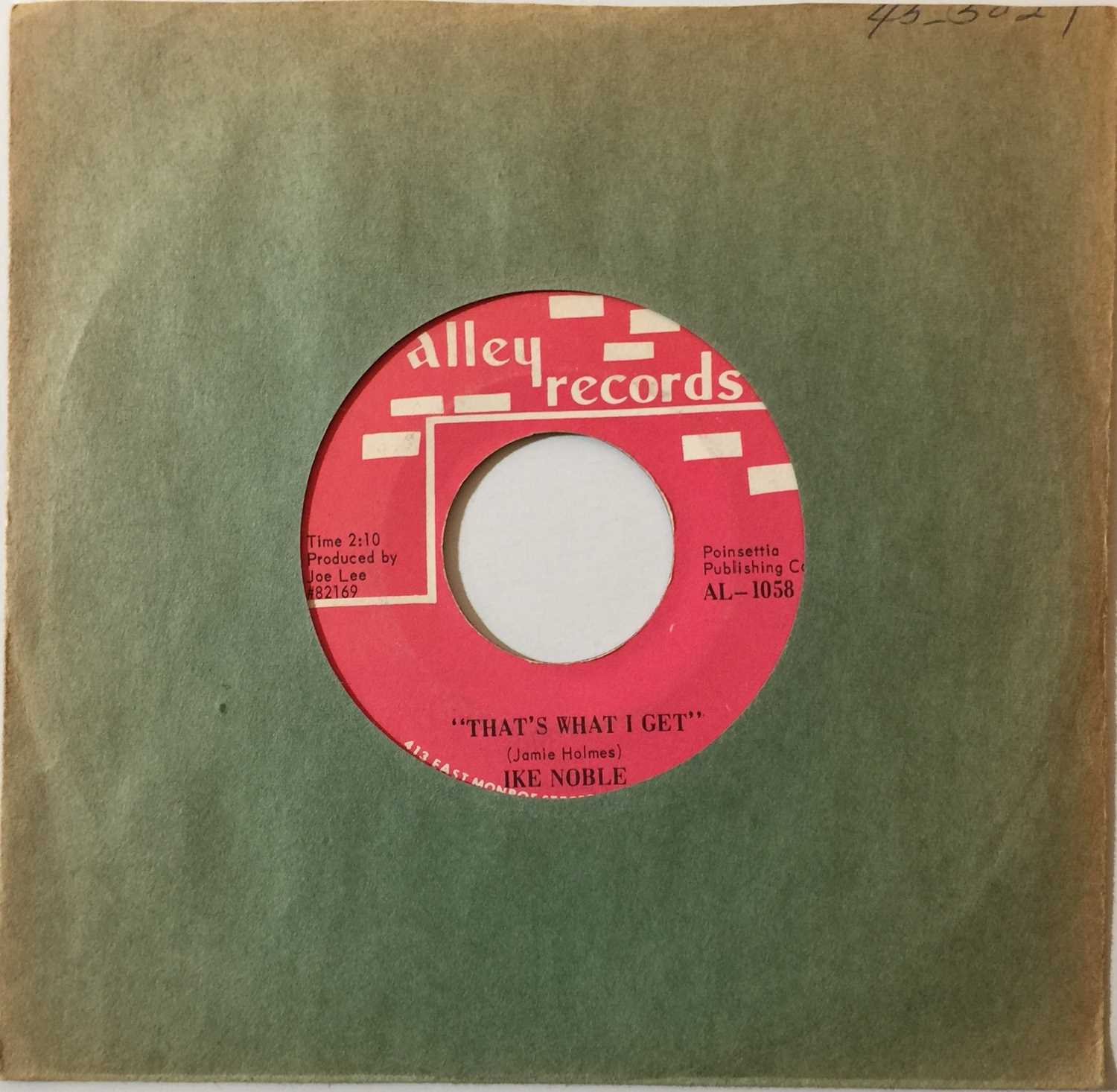 Lot 6 - IKE NOBLE - THAT'S WHAT I GET/ IT'S BAD 7" (AL-1058)