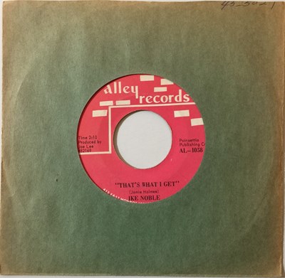 Lot 6 - IKE NOBLE - THAT'S WHAT I GET/ IT'S BAD 7" (AL-1058)