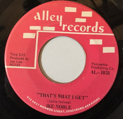 Lot 6 - IKE NOBLE - THAT'S WHAT I GET/ IT'S BAD 7" (AL-1058)