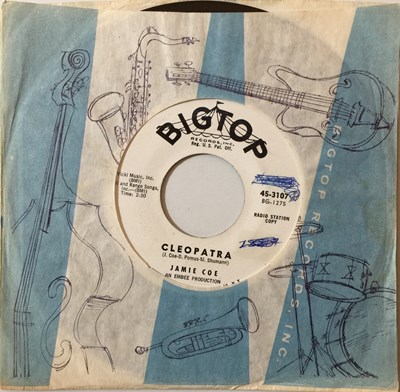 Lot 9 - JAMIE COE - CLEOPATRA/ BUT YESTERDAY 7" (45-3107)