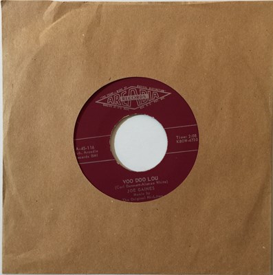 Lot 12 - JOE GAINES - VOO DOO LOU/ I WANNA GO BACK HOME 7" (JUMP BLUES - K8OW-4731)