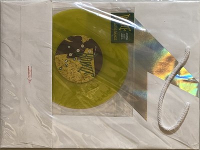Lot 381 - DAVID BOWIE - LET'S DANCE 7" (LIMITED EDITION AUSTRALIAN 2015 YELLOW VINYL COPY - DBISA2015/IC30419)