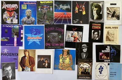 Lot 172 - CONCERT PROGRAMMES INC IRON MAIDEN.