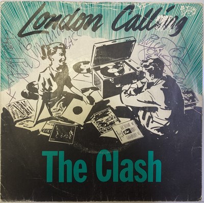 Lot 343 - THE CLASH - LONDON CALLING SIGNED 7" SINGLE.