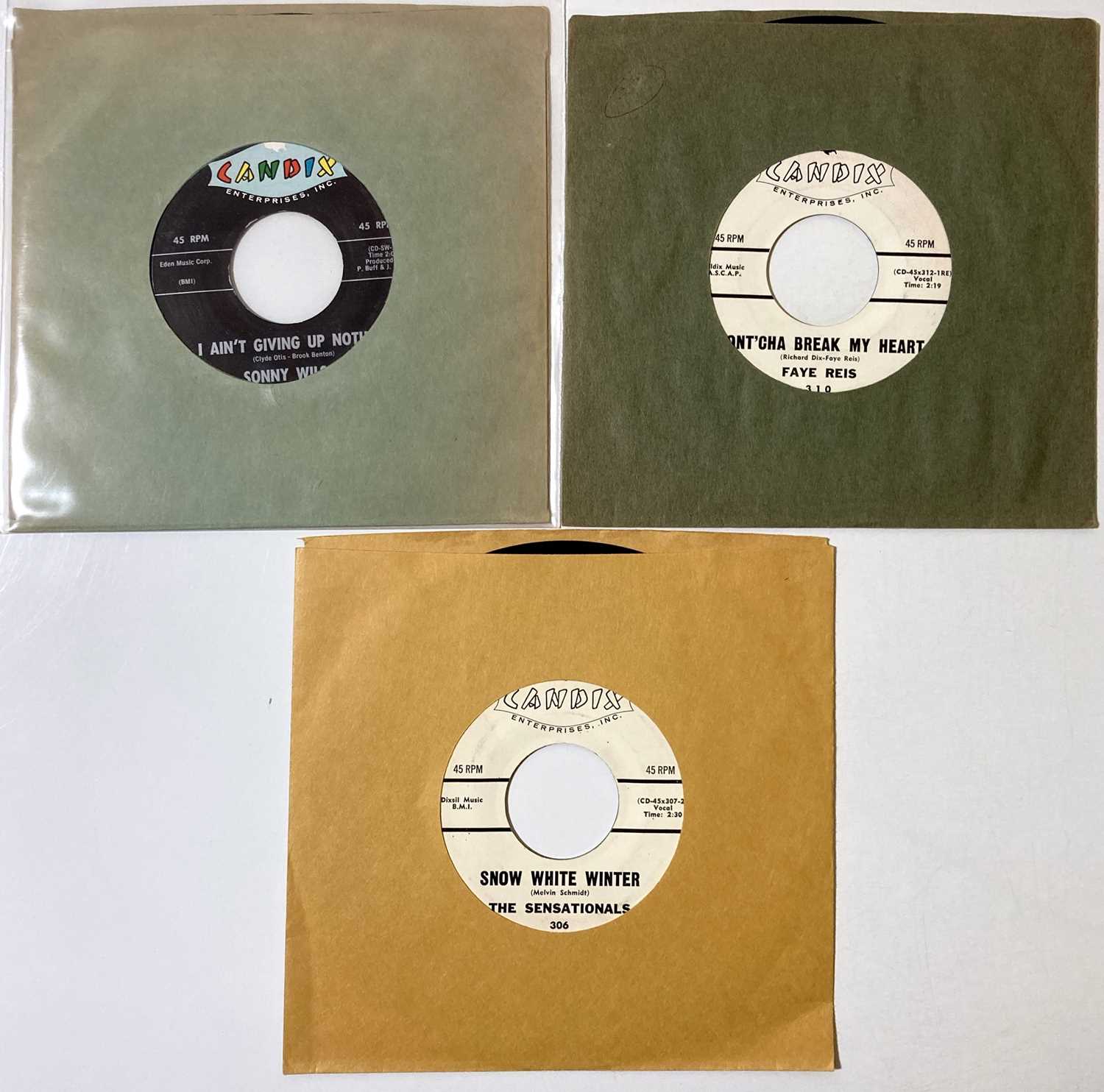 Lot 61 - CANDIX RECORDS - ORIGINAL US 7" RELEASES
