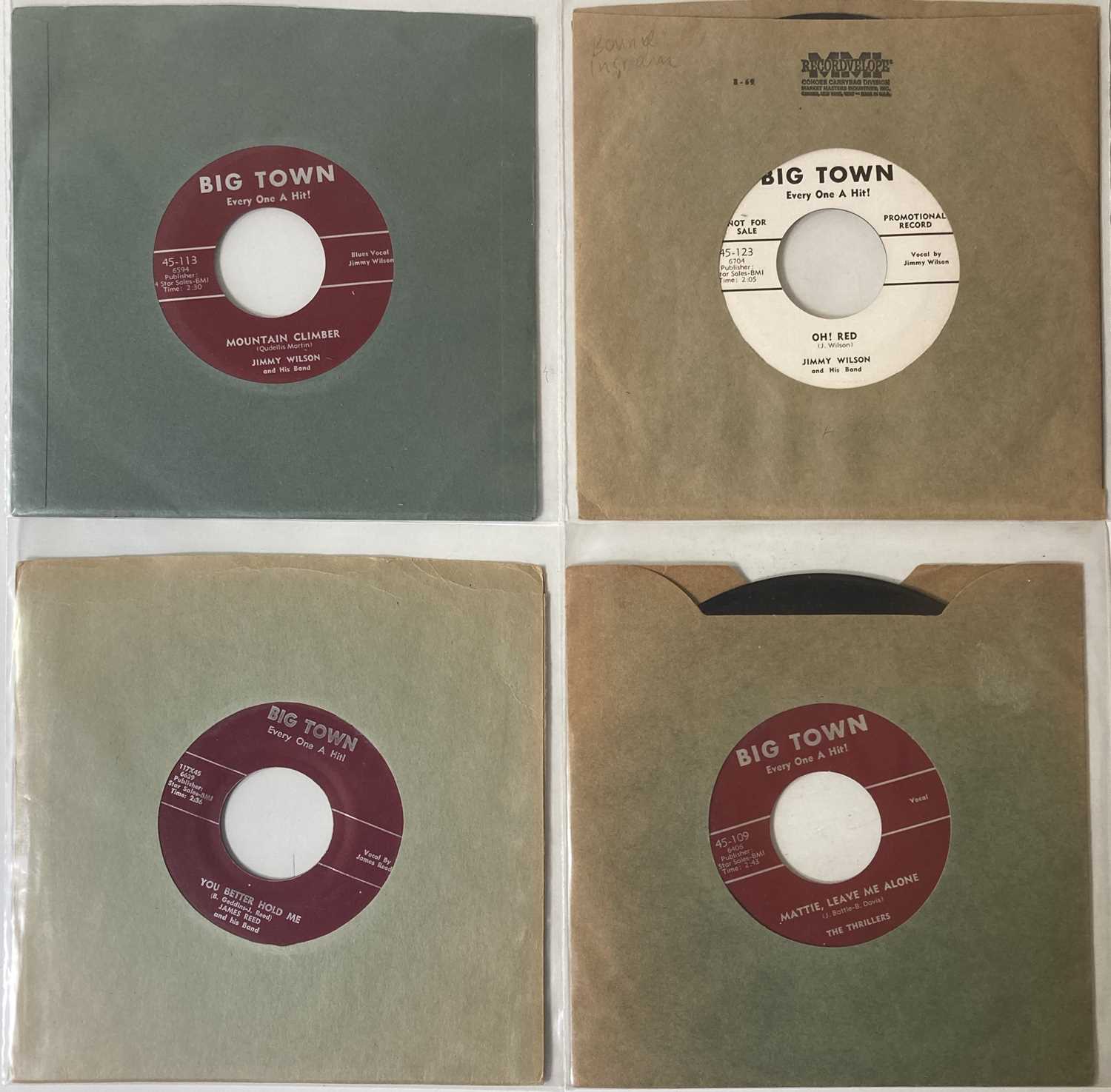 Lot 48 - BIG TOWN RECORDS - ORIGINAL US 7" RELEASES