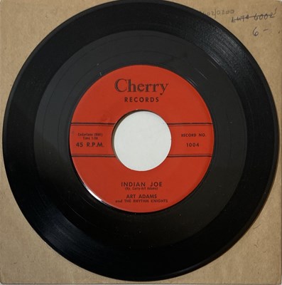 Lot 67 - ART ADAMS AND THE RHYTHM KNIGHTS - ROCK CRAZY BABY/INDIAN JOE 7" (ORIGINAL US COPY - CHERRY REDS 1005)