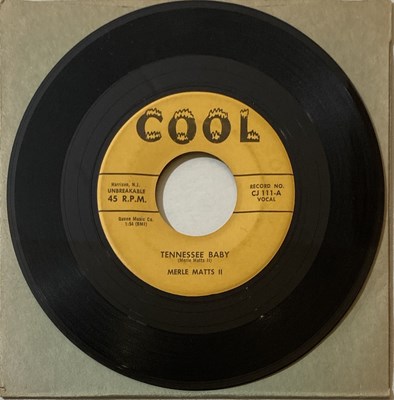 Lot 71 - MERLE MATTS II - SHAKE WITH ME BABY/TENNESSEE BABY 7" (ORIGINAL US COPY - COOL RECORDS CJ 111)