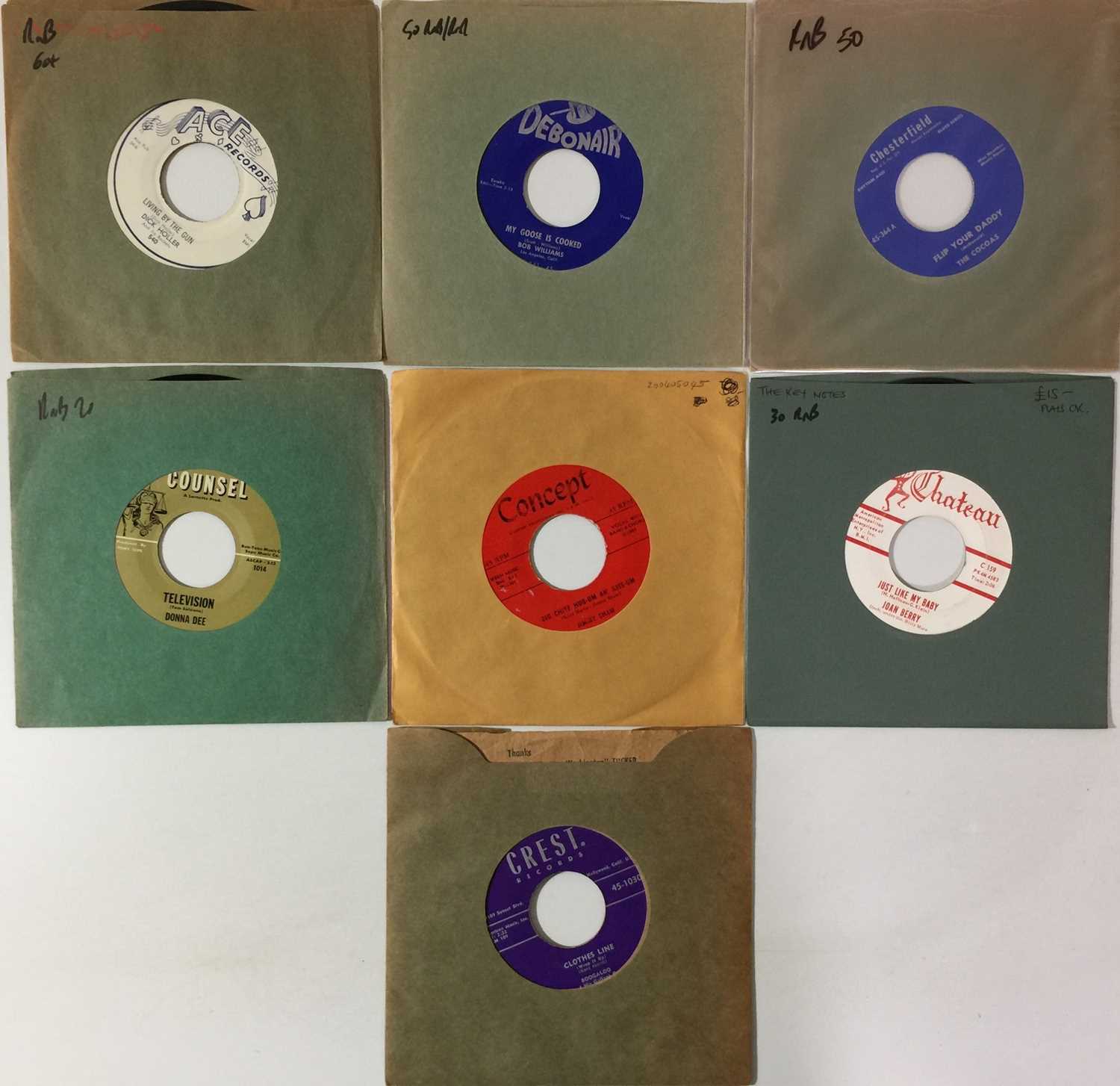 Lot 77 - R&B - ORIGINAL US 7" RARITIES