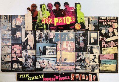 Lot 370 - SEX PISTOLS - THE GREAT ROCK 'N' ROLL SWINDLE ORIGINAL SHOP DISPLAY.