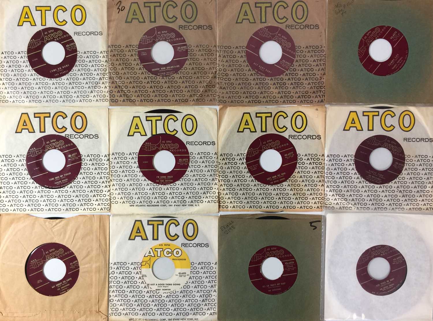 Lot 79 - ATCO RECORDS - ORIGINAL US 7" - 1956/1963