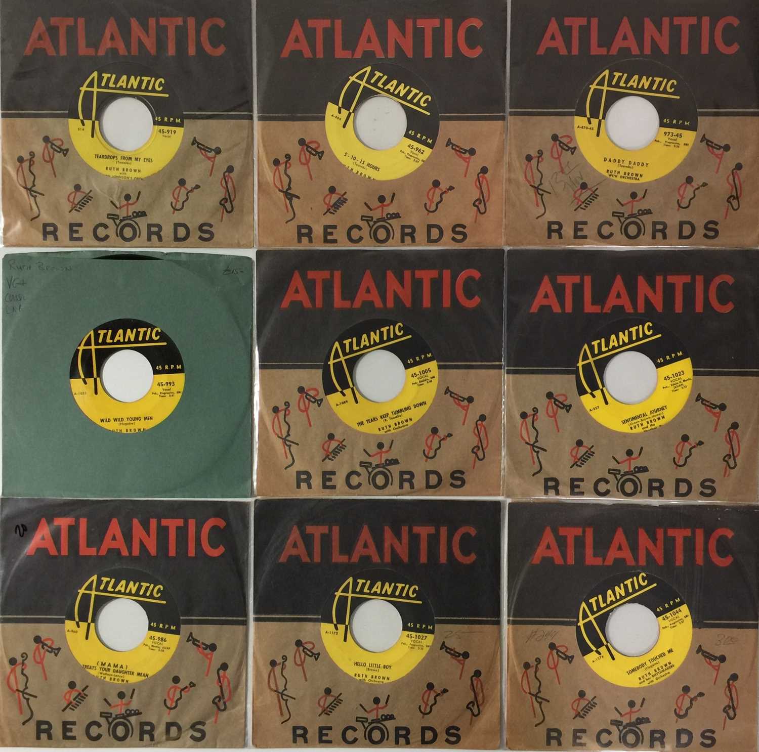 Lot 82 - ATLANTIC RECORDS - RUTH BROWN ORIGINAL US 7" COLLECTION