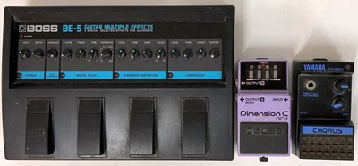 Lot 48 - GUITAR FX PEDALS (BOSS, YAMAHA).