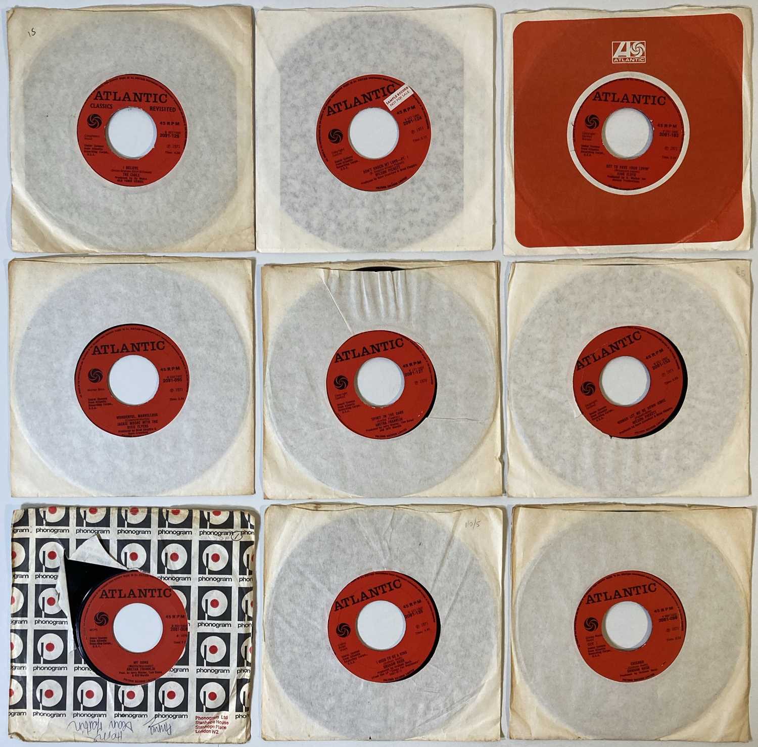 Lot 87 - UK ATLANTIC 7"