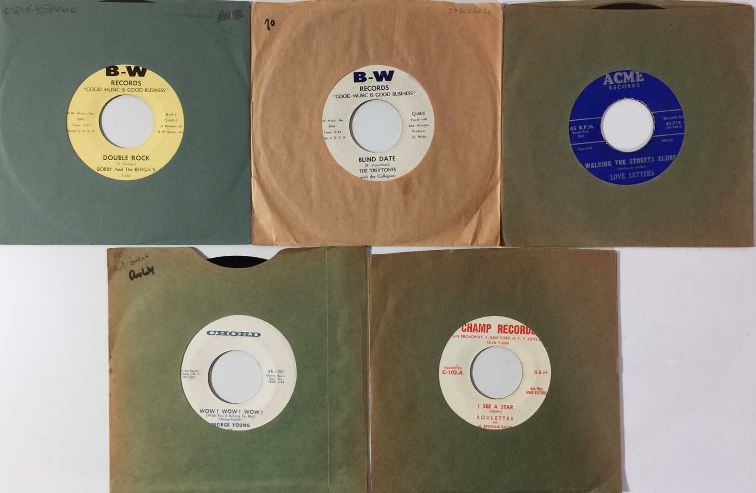 Lot 97 - DOO WOP - 7" US RARITIES