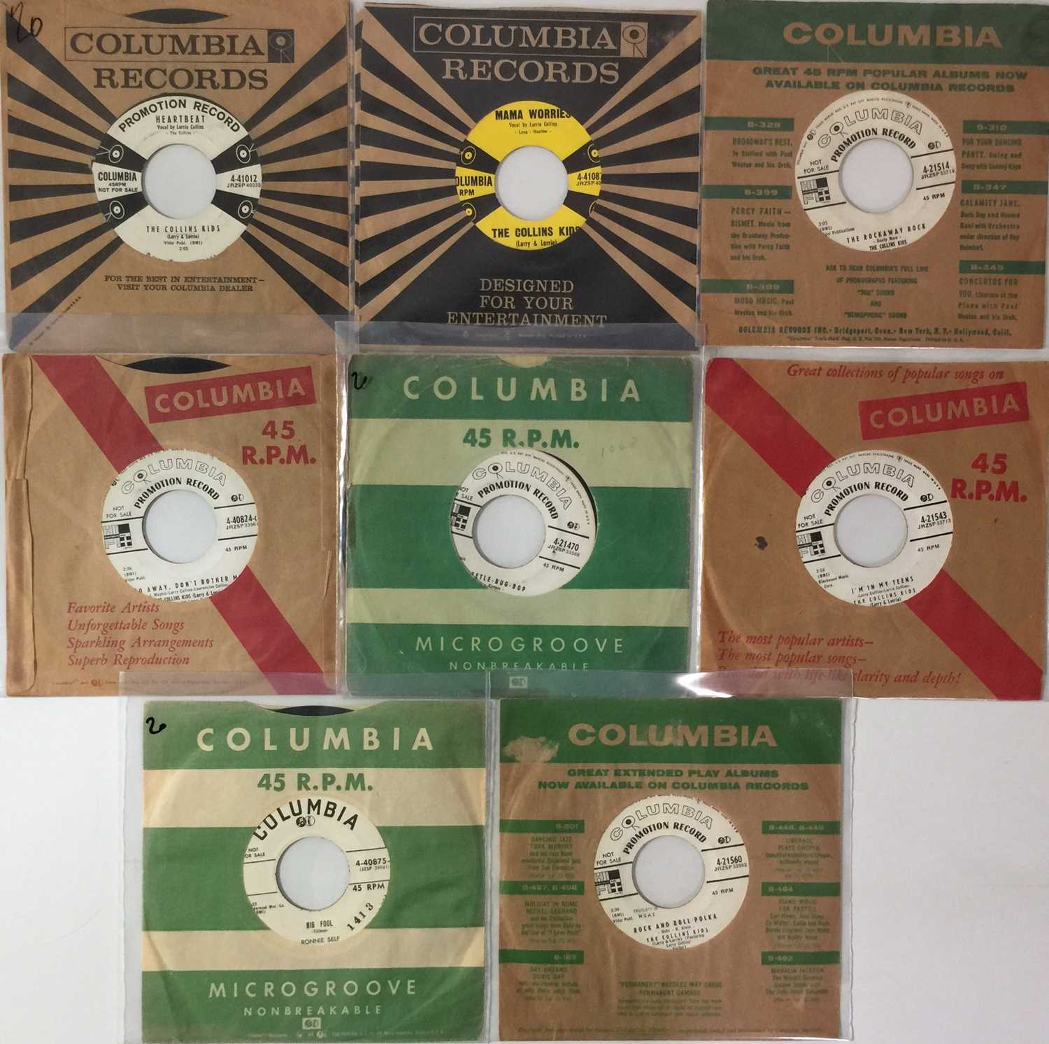 Lot 104 - THE COLLEGE KIDS - 7" COLUMBIA RARITIES