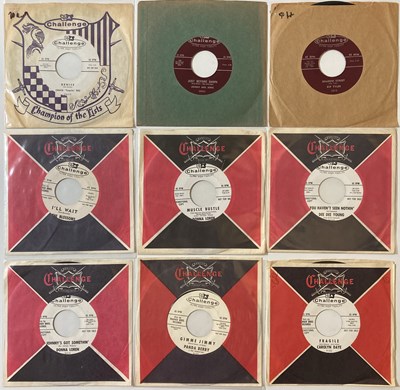 Lot 110 - CHALLENGE - ROCK N ROLL/ ROCKABILLY 7" RARITIES
